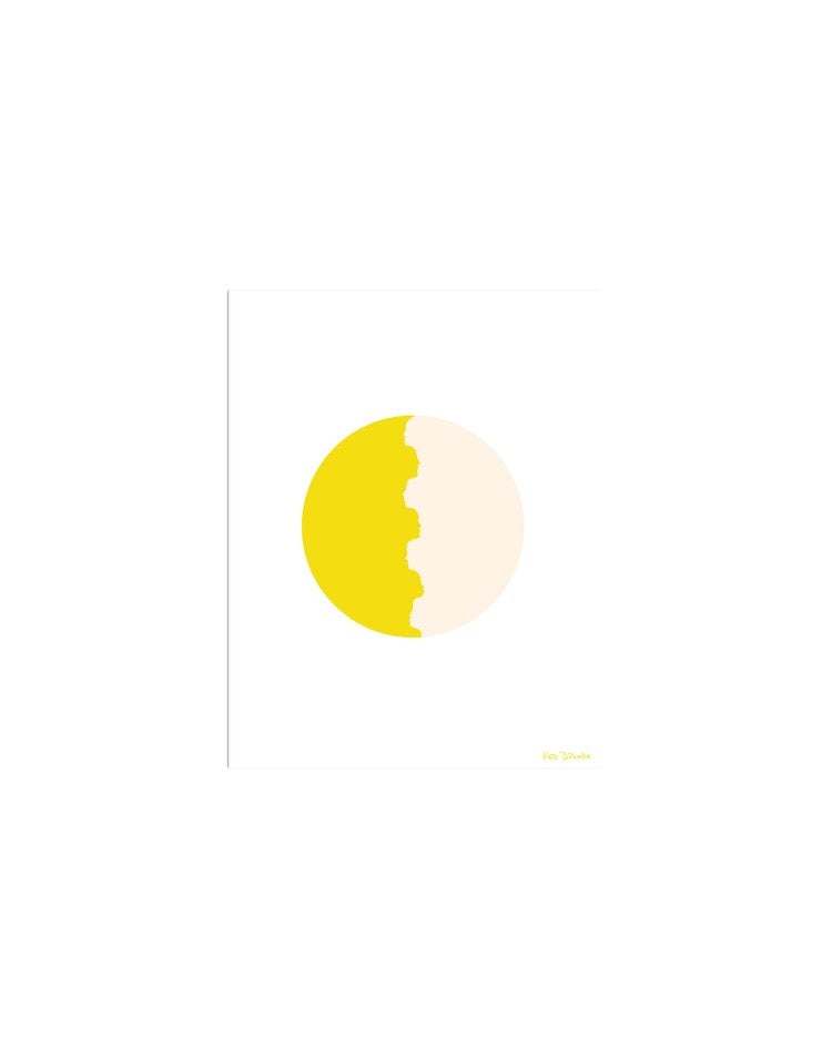 Moon Faces Giclee Art Print
