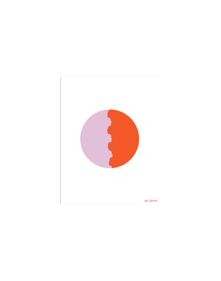 Moon Faces Giclee Art Print