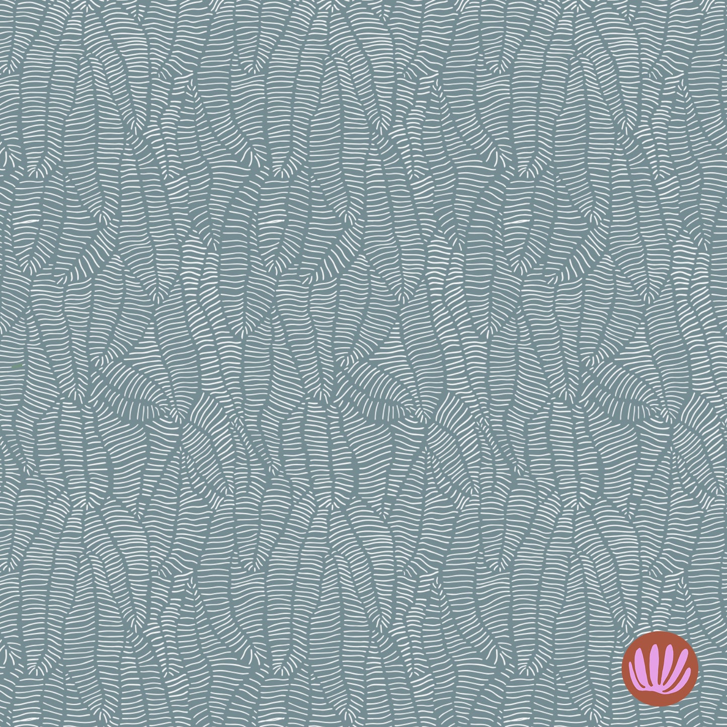 Pinstripe Botanical Wallpaper
